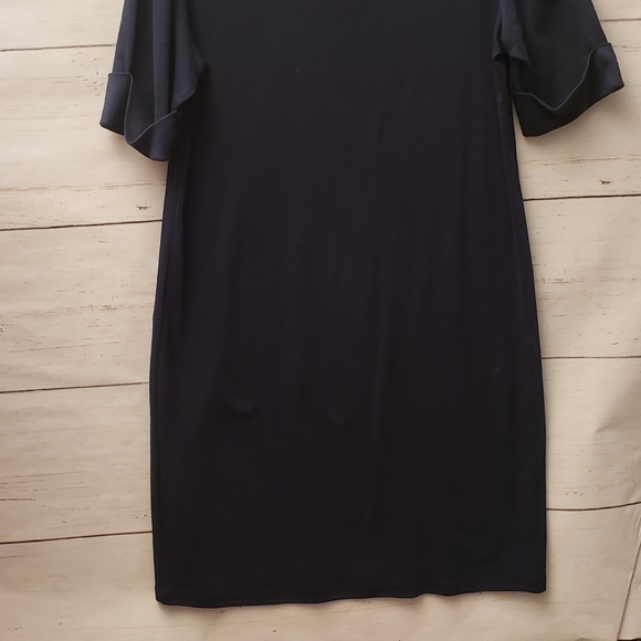 Karen Scott Cotton Cuffed-Sleeve Dress (M) - Picture 4 of 9